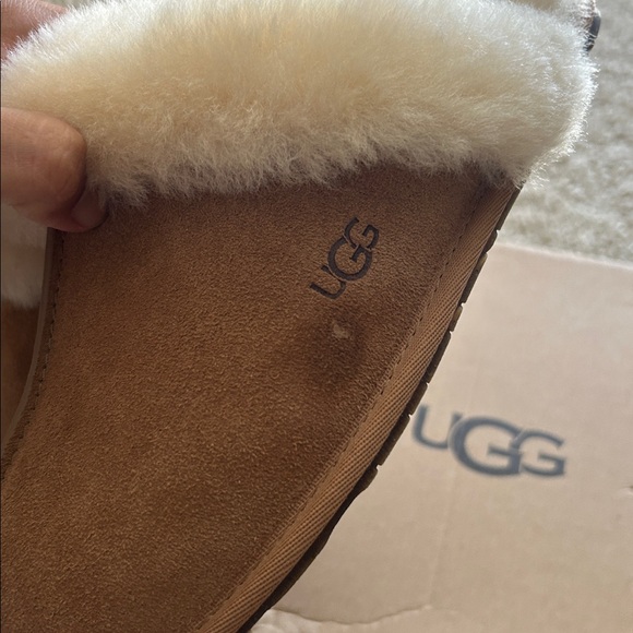 UGG Scuffette Slippers Womens Chestnut Size 9 - Picture 10 of 11